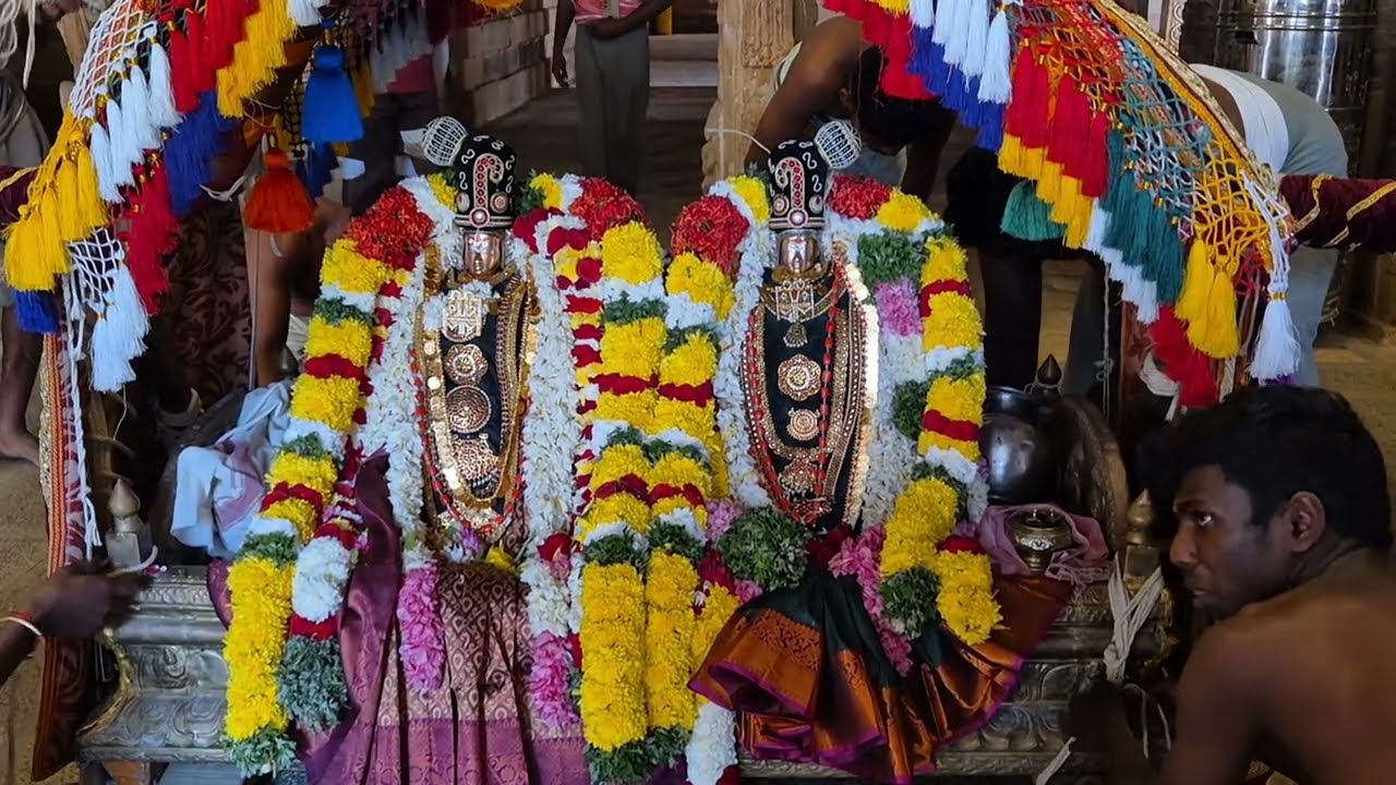  திருப்பேரை & குழைக்காத நாச்சியார் ஶ்ரீ வானமாமலை மடத்தில் இருந்து  எழுந்தருளினார் 16-01-26