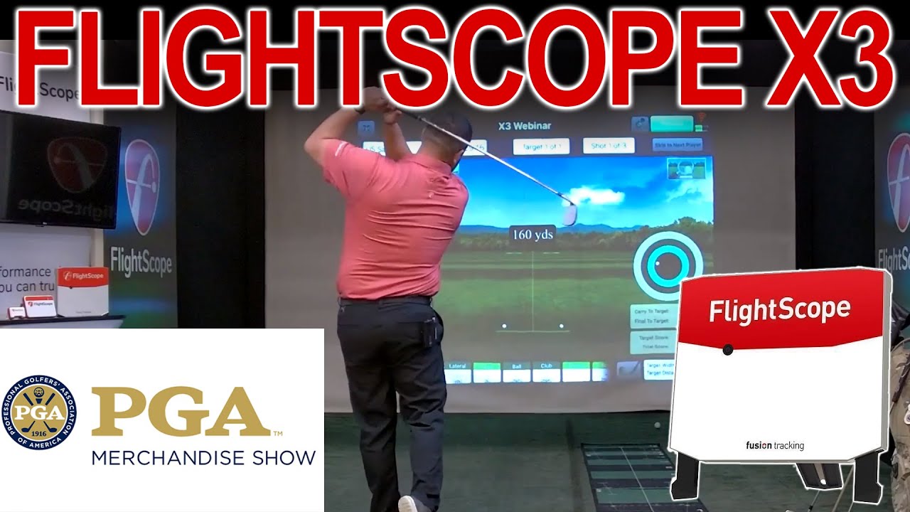 Flightscope X3 at the 2021 PGA Merchandise Show - LIVE (DEMO)