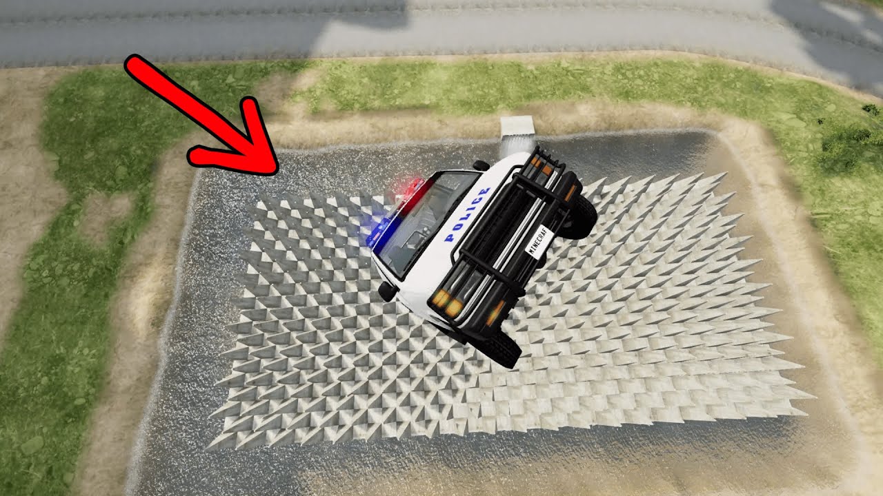 【BeamNG.drive】Car VS Thorn