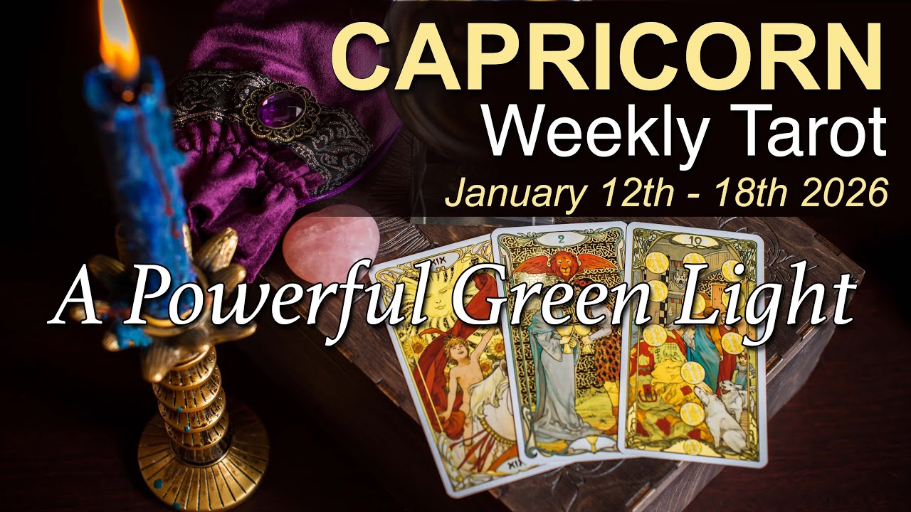 CAPRICORN Weekly Tarot 'A DOOR YOU'VE BEEN KNOCKING ON OPENS UP!