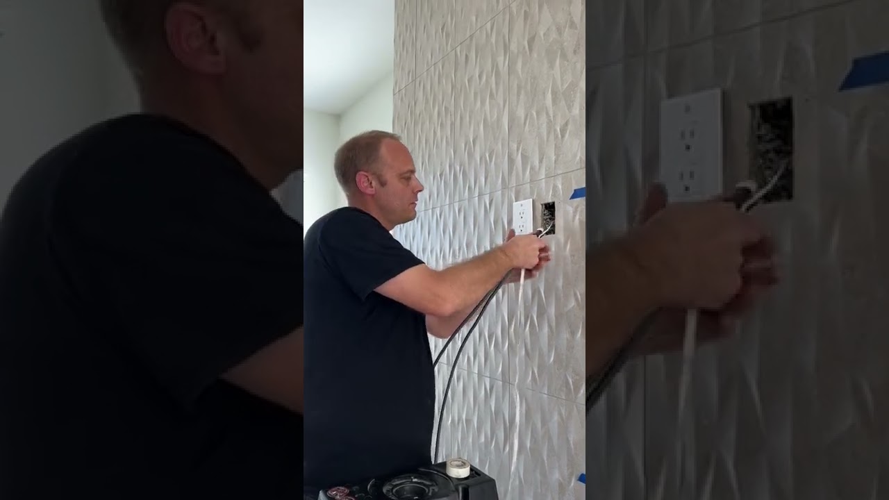 Протягиваем HDMI через стену