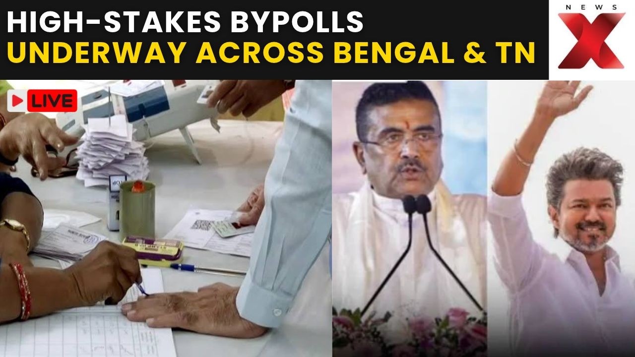 Bypolls 2026 LIVE: Bengal Bypolls Test BJP, Tamil Nadu Battle Tests TVK; Voting Begins | NewsX