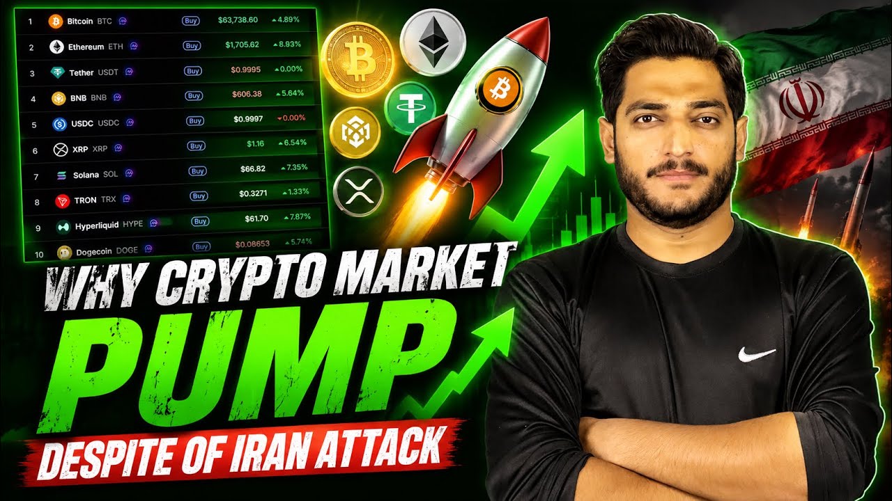 Crypto Market/ Bitcoin Pump Despite Of Iran Attack Why ? 