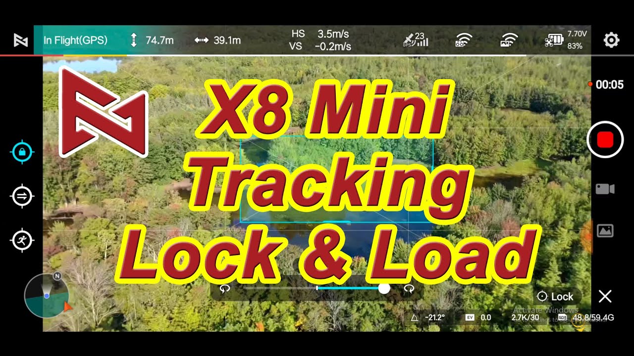 Fimi X8 Mini V2 Lock Mode in Tracking - It's Useful