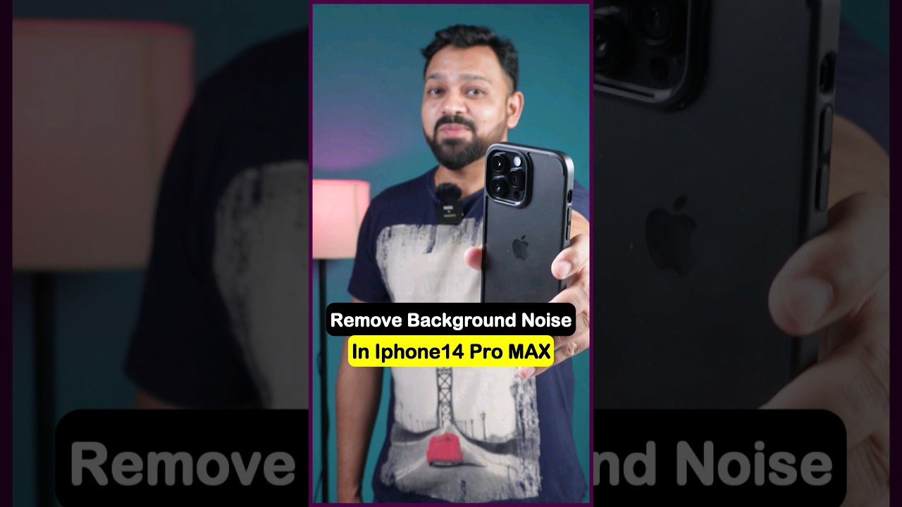 iphone background noise cancellation #shorts | remove background noise during calls