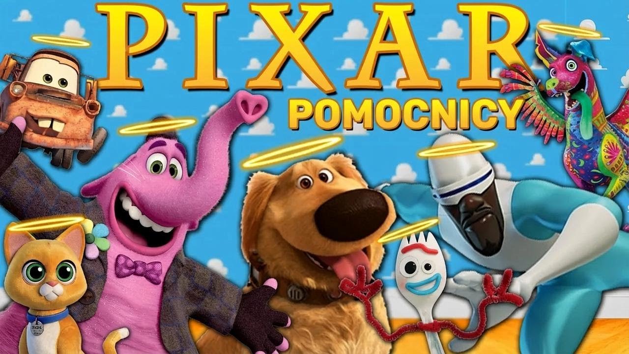Bohaterscy pomocnicy z filmów Pixara – od fajnych po prawdziwych bohaterów