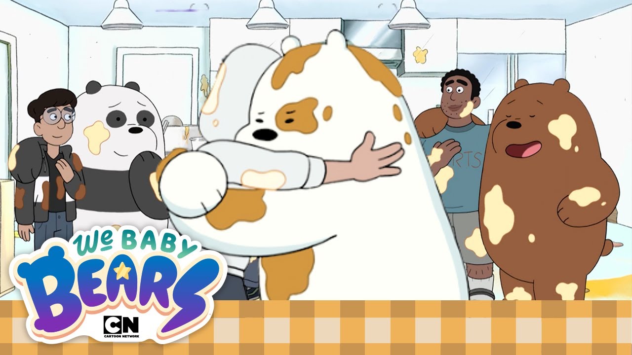 Cute Bears, Big Food Fight! 🧸🍕| We Bare Bears | Cartoon Network | Cartoons for Kids