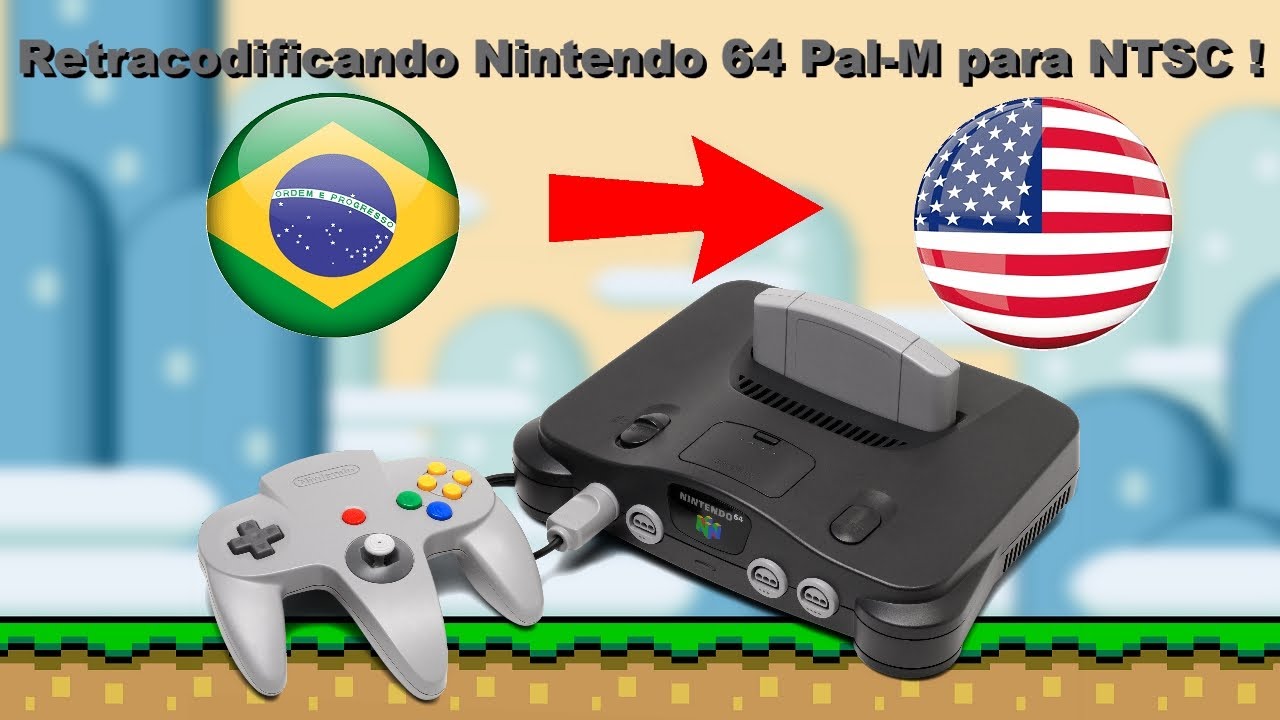 Retranscodificando Nintendo 64. Pal-M de volta ao NTSC nativo !