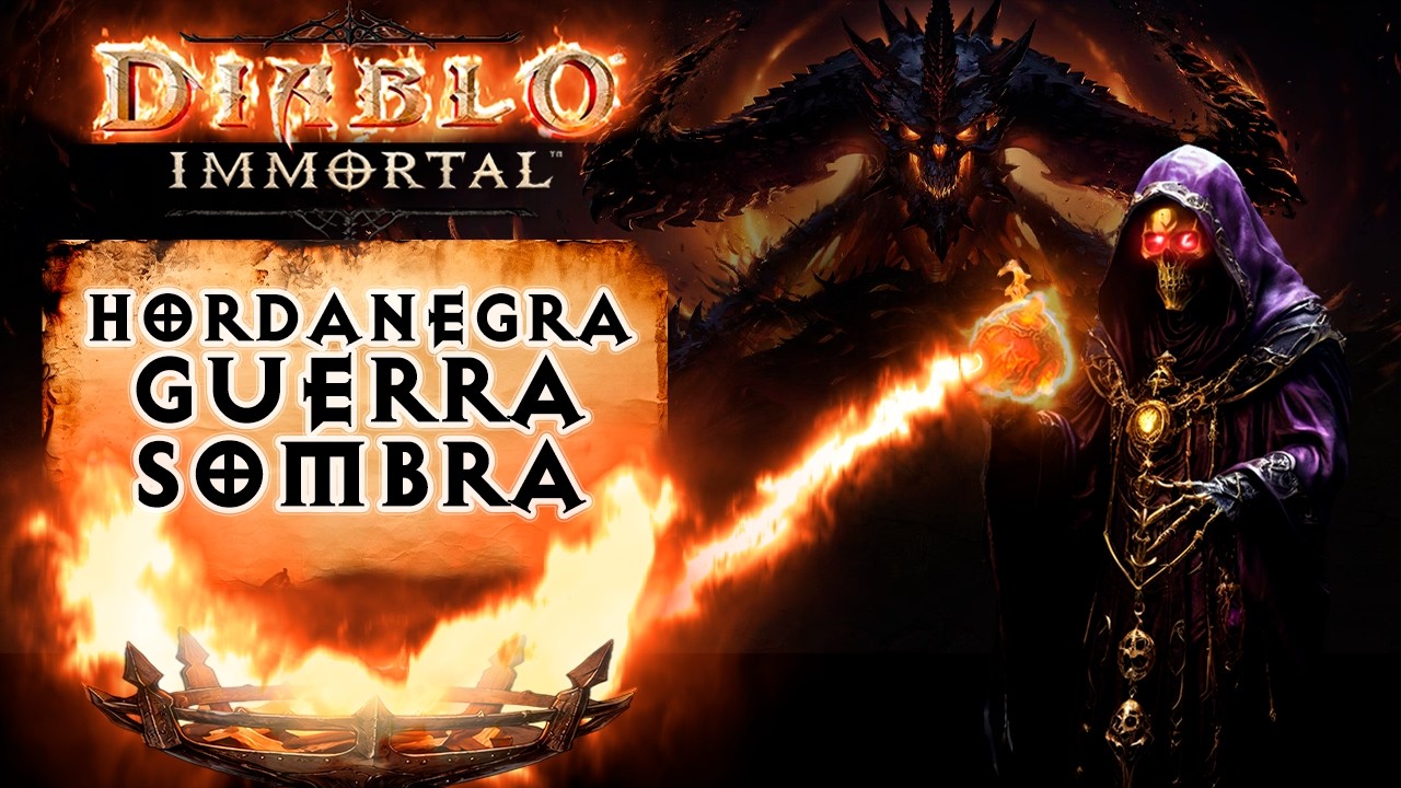 DIABLO IMMORTAL GUERRA DAS SOMBRAS HORDANEGRA vs ARKYN