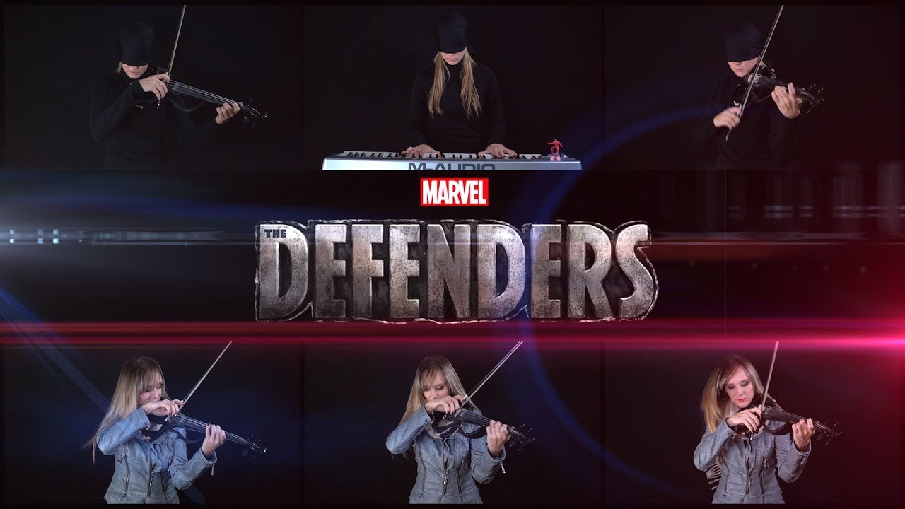 Marvel Защитники - Заглавная тема (Анастасия Соина скрипка)