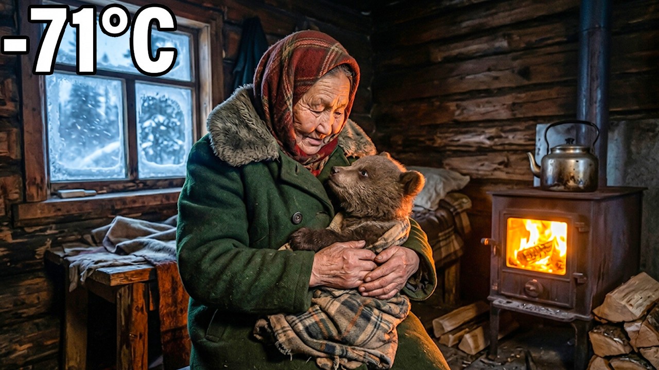 Heroic Grandma Saves a Freezing Bear Cub from Siberian Cold | Yakutia Survival