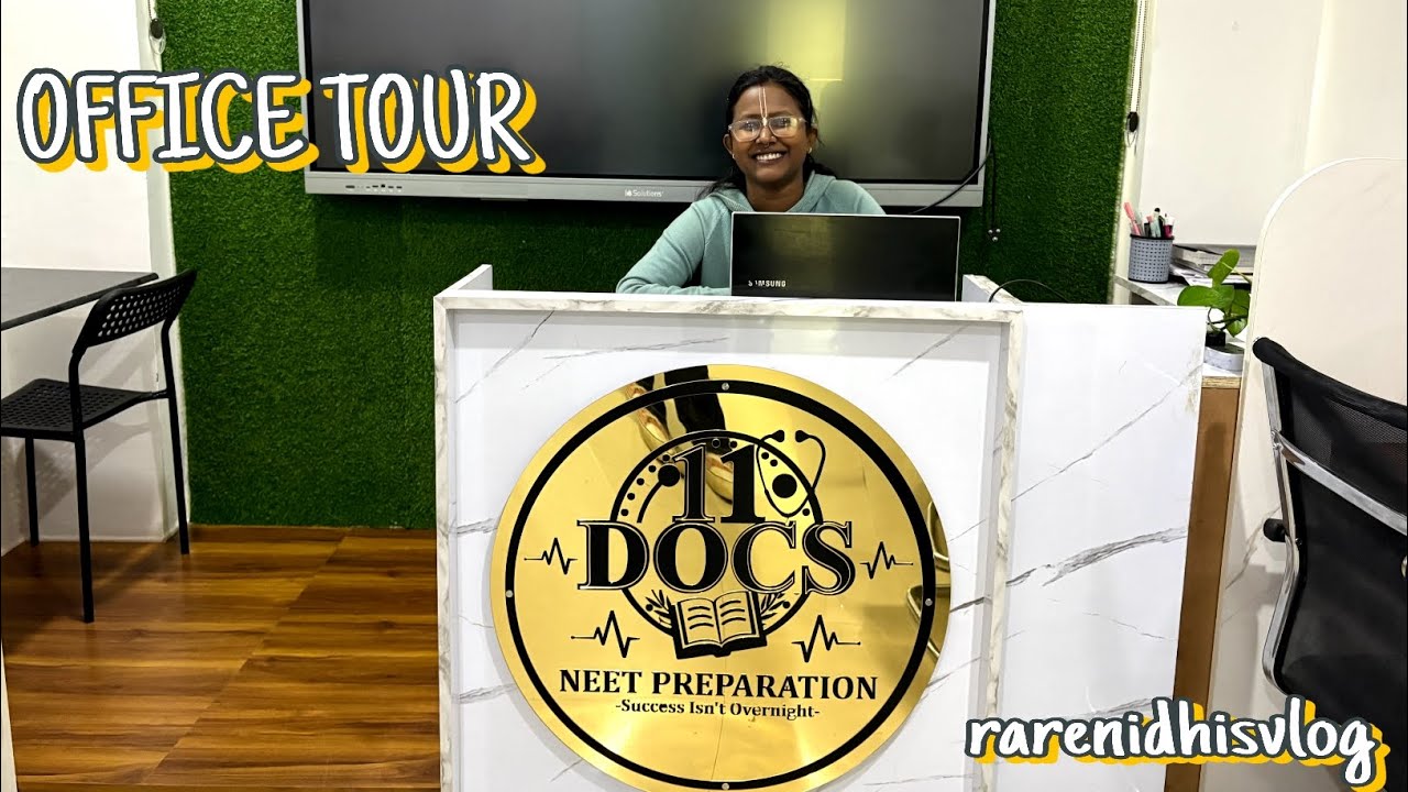 Office Tour 😀 || rarenidhisvlog ||