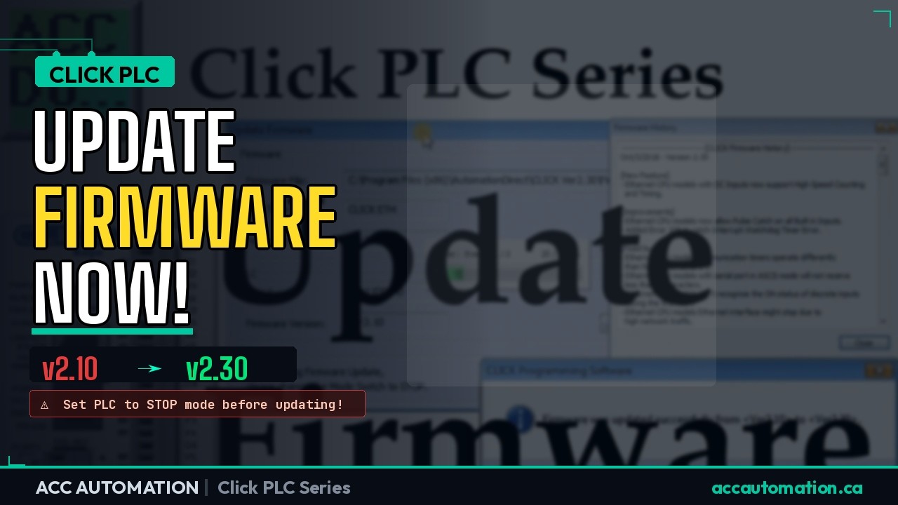 Click PLC - Update Firmware Now!