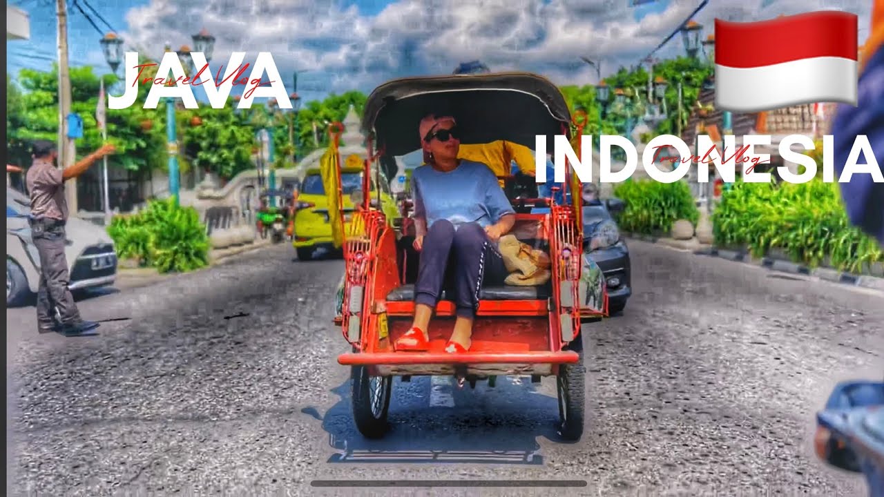 To the Markets by Rickshaw / Java / Yogyakarta / Equator / Becak- Indonesia 🇮🇩