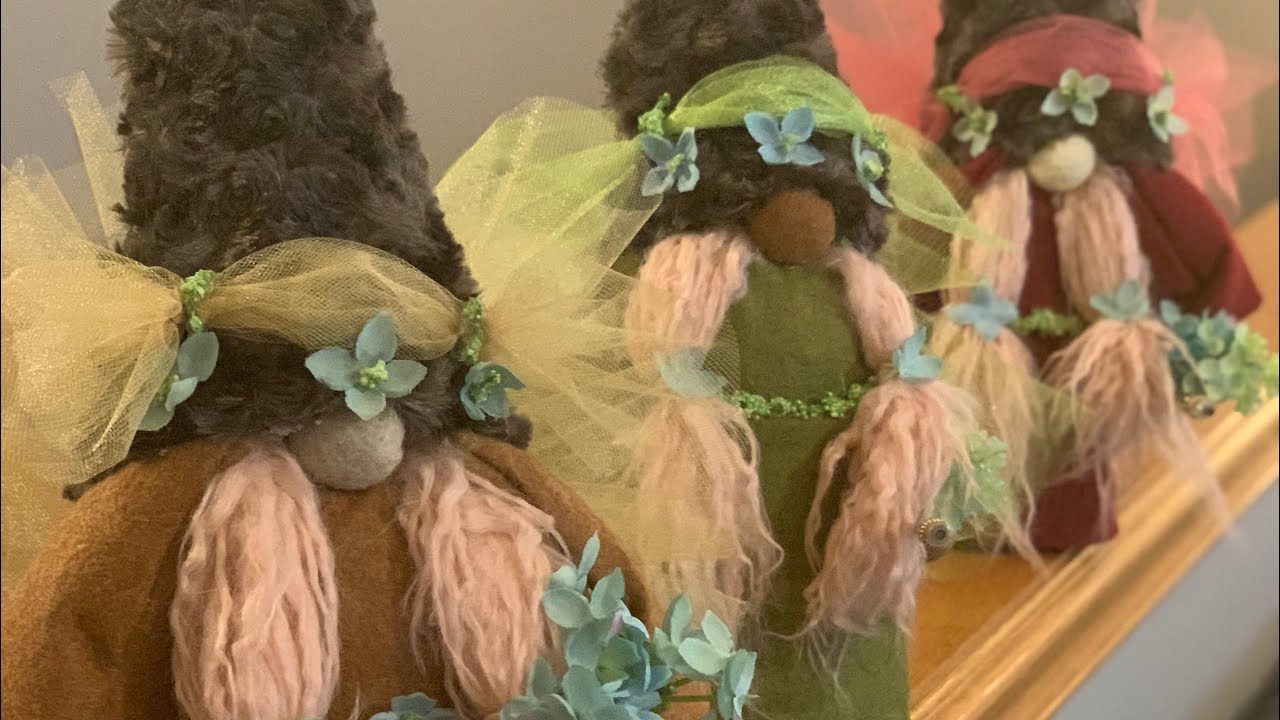 DIY Easy No Sew Garden Fairy Gnomes