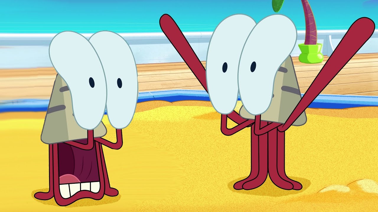 ZIG e SHARKO 🌴 CASA DO BERNIE 🐚 Zig e Sharko Brasil | Desenho Animado em português