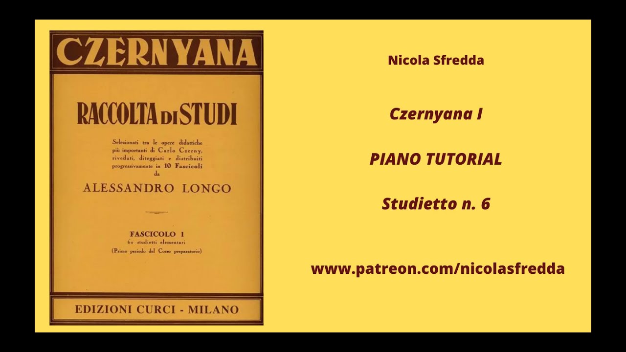 Czernyana I Studietto n. 6
