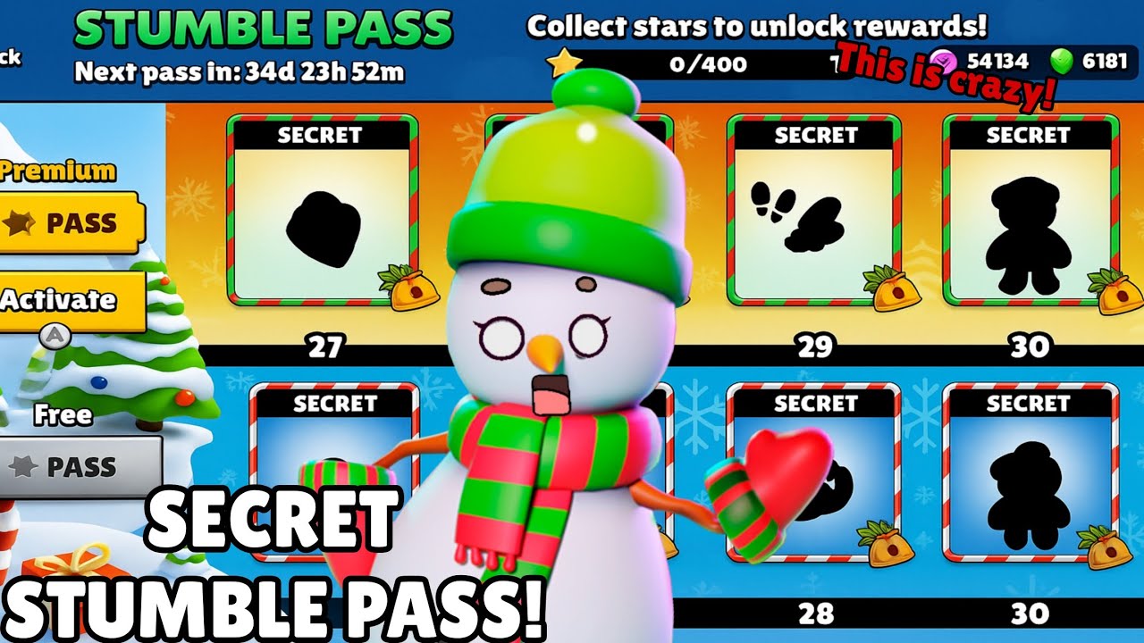  *SECRET* STUMBLE PASS BEST PASS EVER IN STUMBLE GUYS?🤯