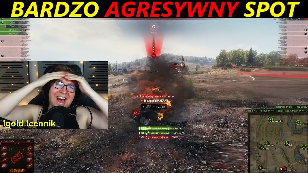 MULTI OGLĄDA 15 000 DMG SPOTA - EBR 105