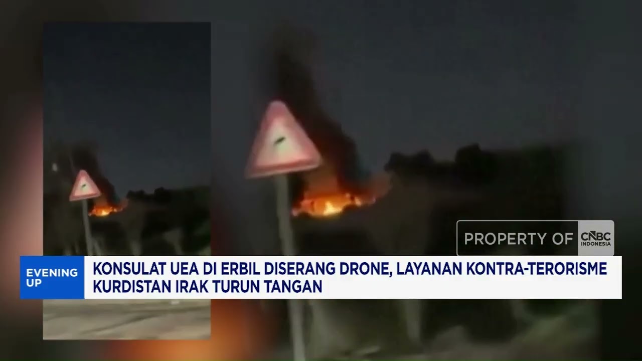 Konsulat UAE di Erbil Diserang Drone, Layanan Kontra-Terorisme Kurdistan Irak Turun Tangan