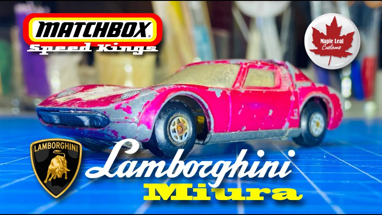 Matchbox Speed Kings K-24 Lamborghini Miura (279) the original Raging Bull