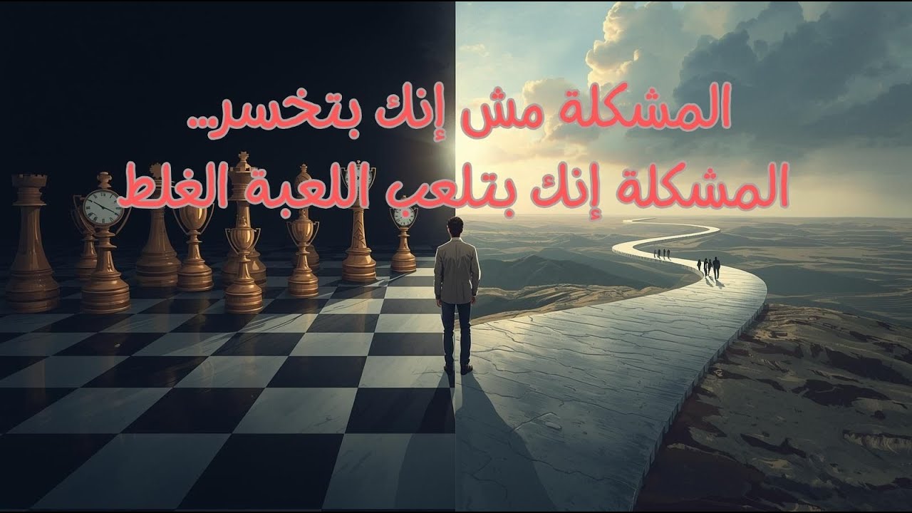لو كل فكرتك عن الحياة انك تكسبها ، فانت محتاج تعيد تفكير ازاي تلاعبها
