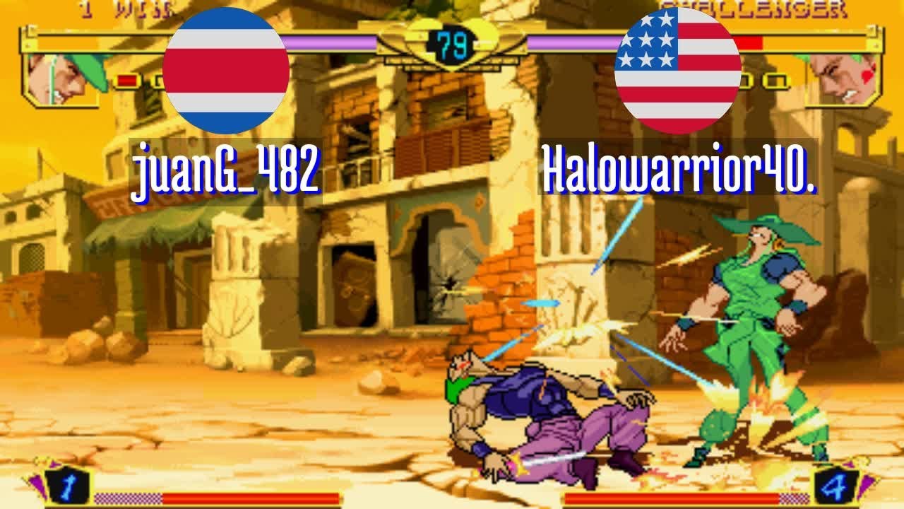 FT3 @jojobanr1: juanG_482 (CR) vs Halowarrior40. (US) [JoJo HFTF jojoban Fightcade] Mar 4