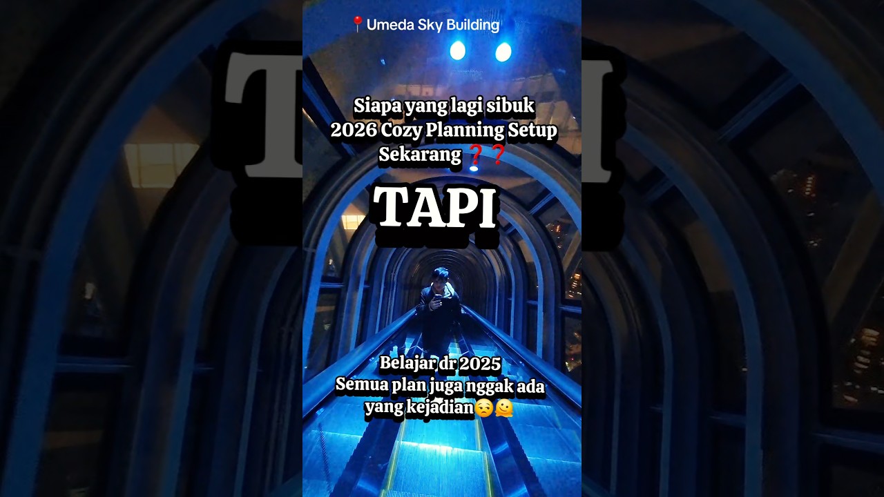 Cozy Plan 2026 ❓️❓️ Kalo ke Jepang wajib banget ke Umeda Sky Building nihh. 