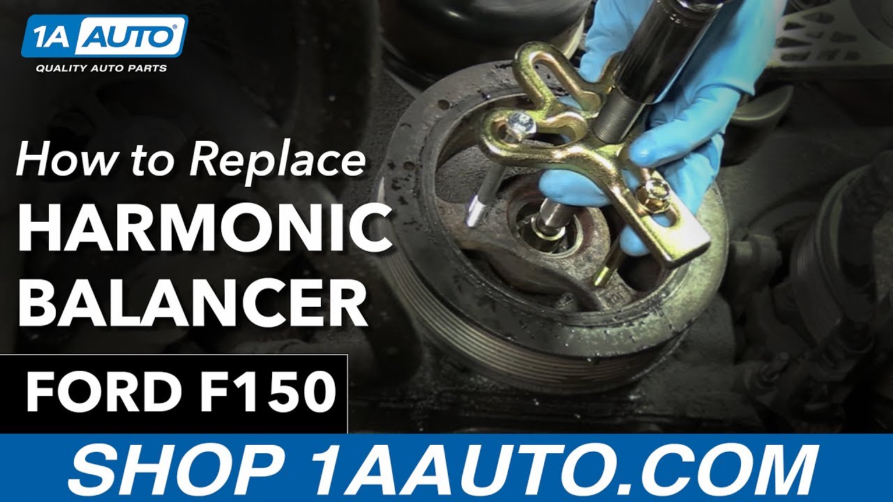 How to Replace Install Harmonic Balancer 97-03 Ford F-150
