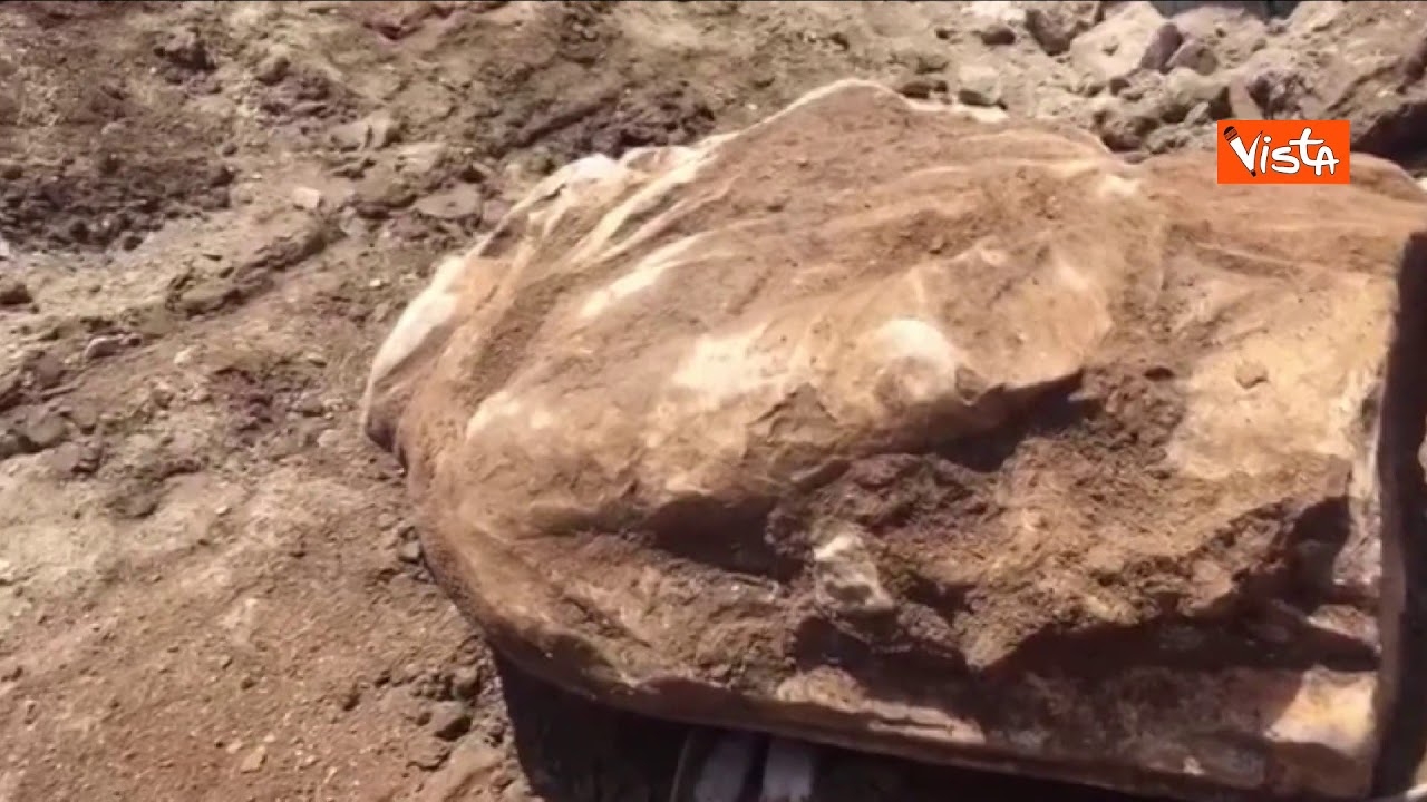 Rinvenuto a Roma un busto in marmo in via Alessandrina