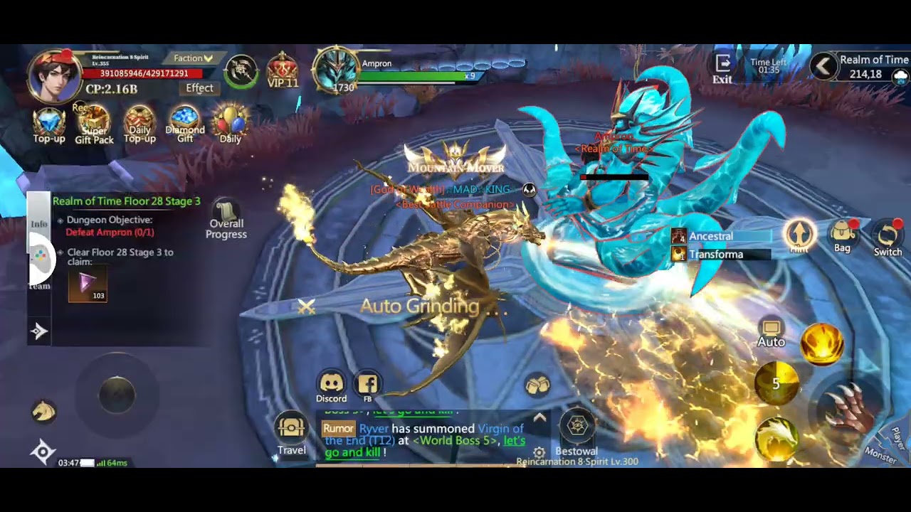 Realm of Time! Dmg Reduced by 5%. From the last Boss. Enjoy 😉 Choose Blue Crystals. 🤝👍