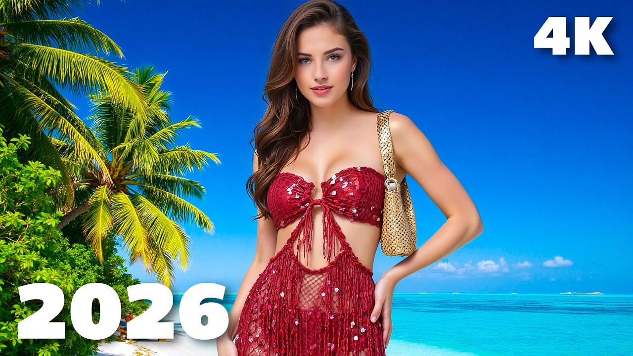 Tropical Summer Deep House 2026 🌊 Best Relaxing Vocal Mix 4K UHD Ocean Vibes | XDeep Music
