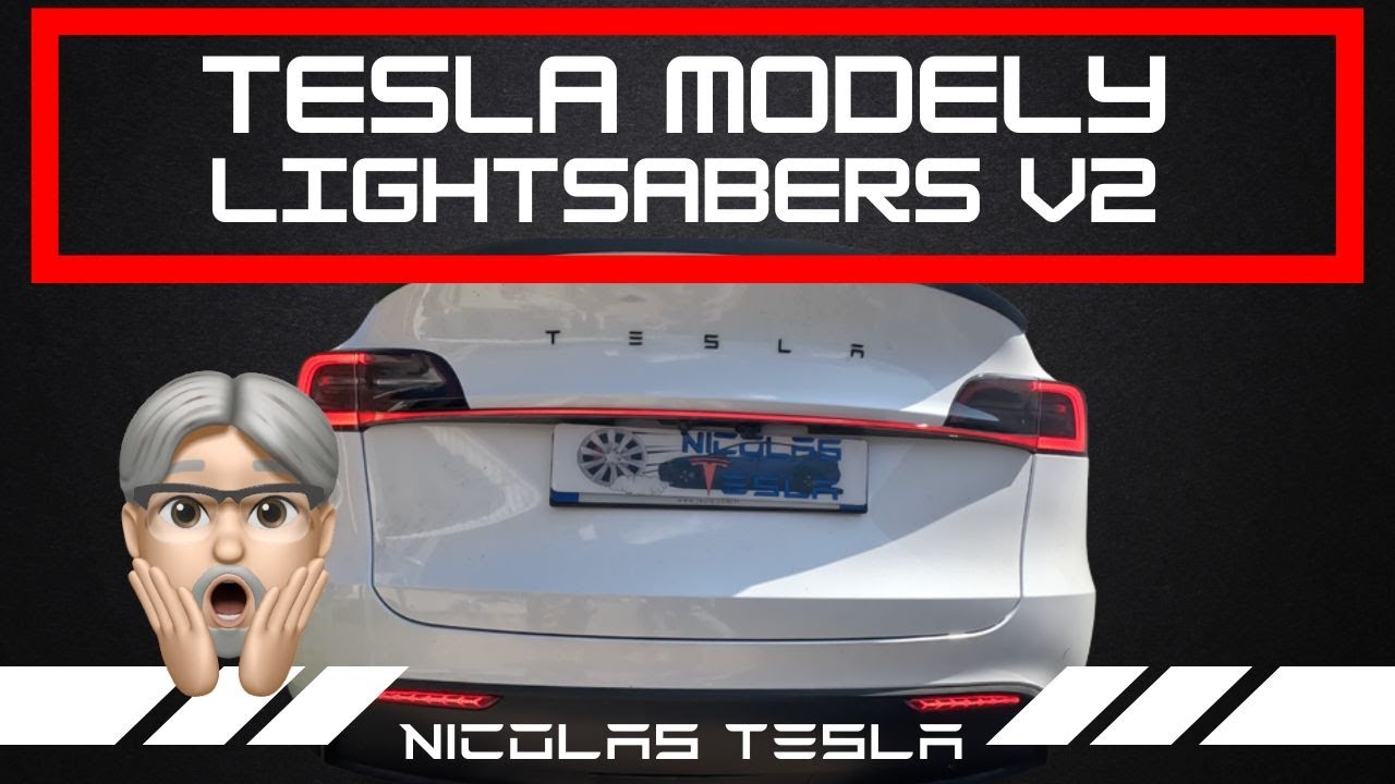 La claque visuelle ! Tesla Lightsaber Nouvelle version pour Model Y !