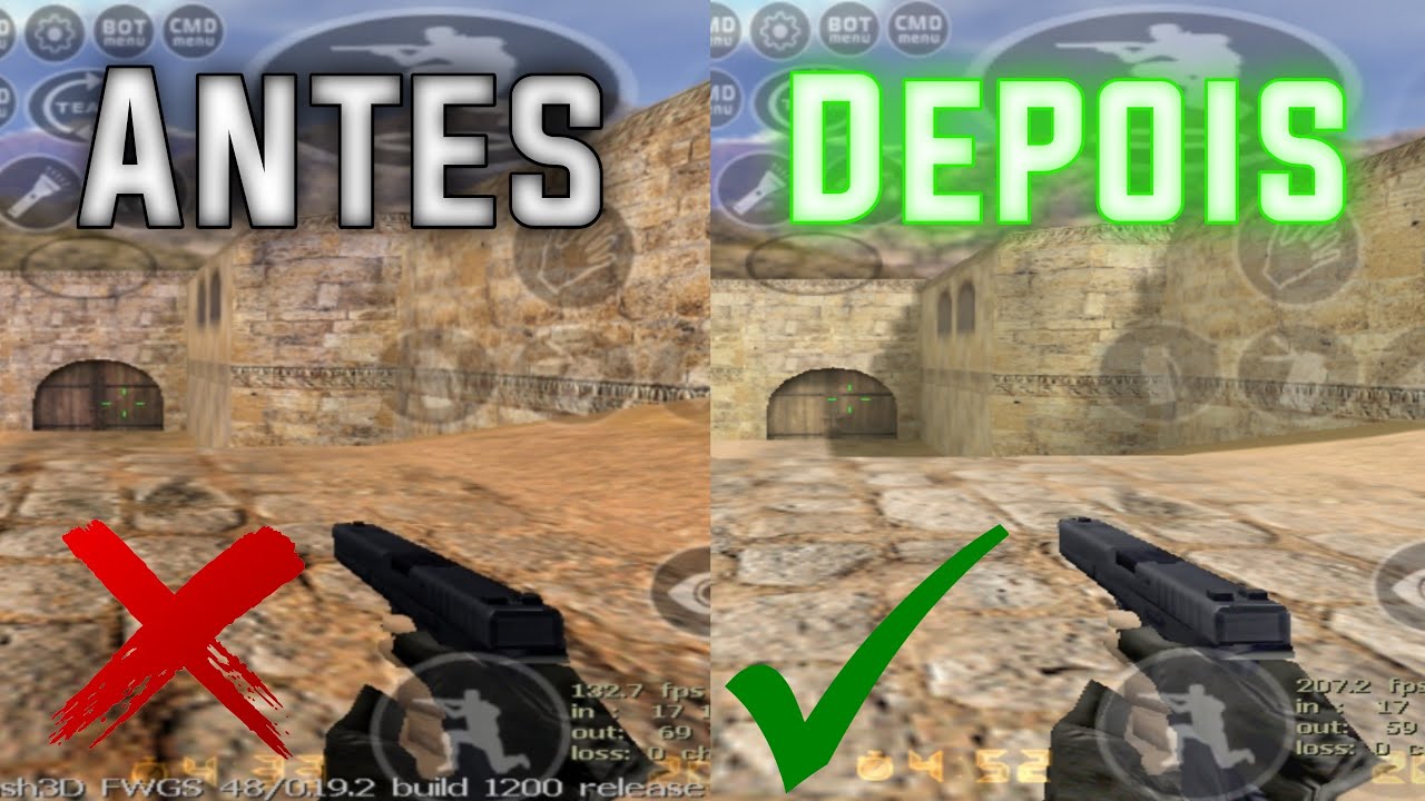 COMO AUMENTAR EXTREMAMENTE O BRILHO DO CS 1.6 ANDROID