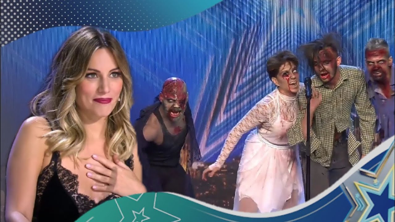 El tremendo SUSTO que se llevaron EDURNE, EVA Y PAZ con estos ZOMBIES | In&eacute;dito | Got Talent Espa&ntilde;a