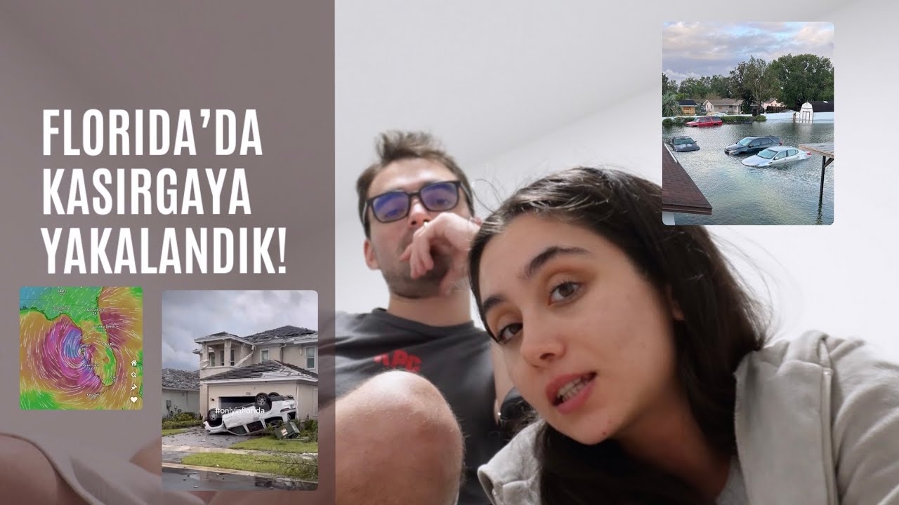 FLORİDA'DA KASIRGAYA YAKALANDIK! I Çatısı uçan evler, ağaçlar, karaya vuran tekneler..