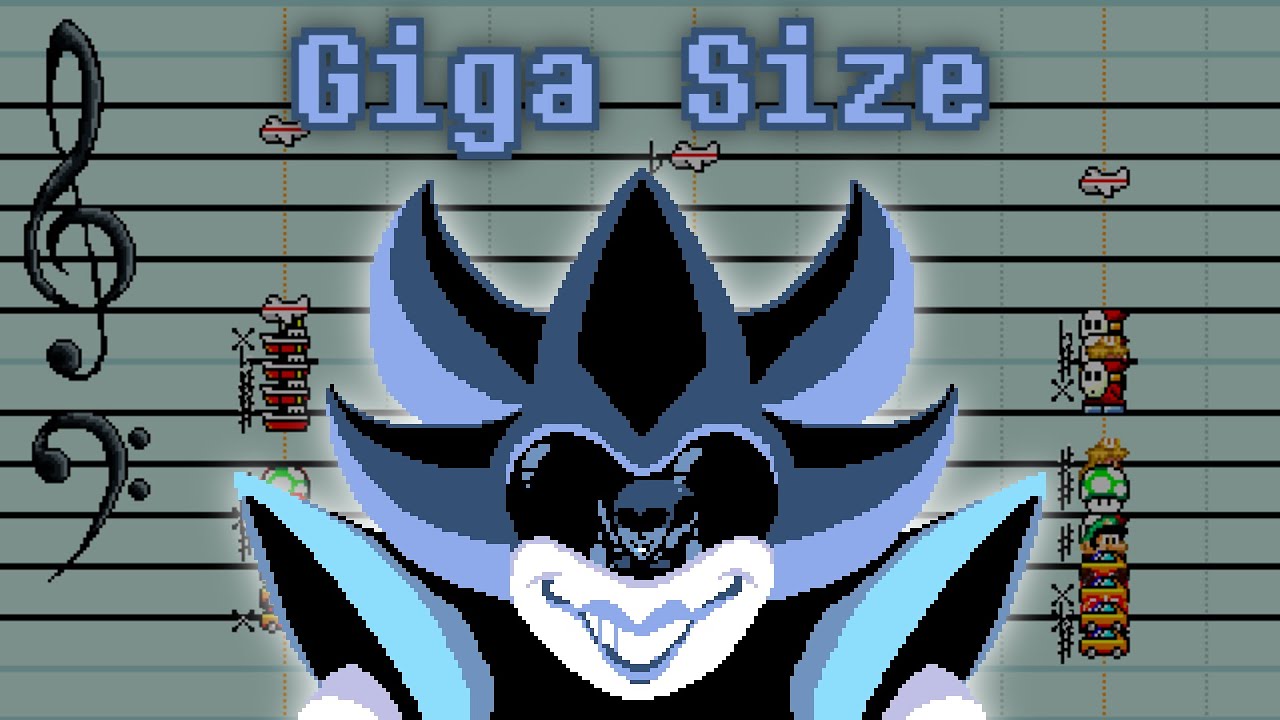 Giga Size (Deltarune Ch. 2) - Super Mario Paint Cover