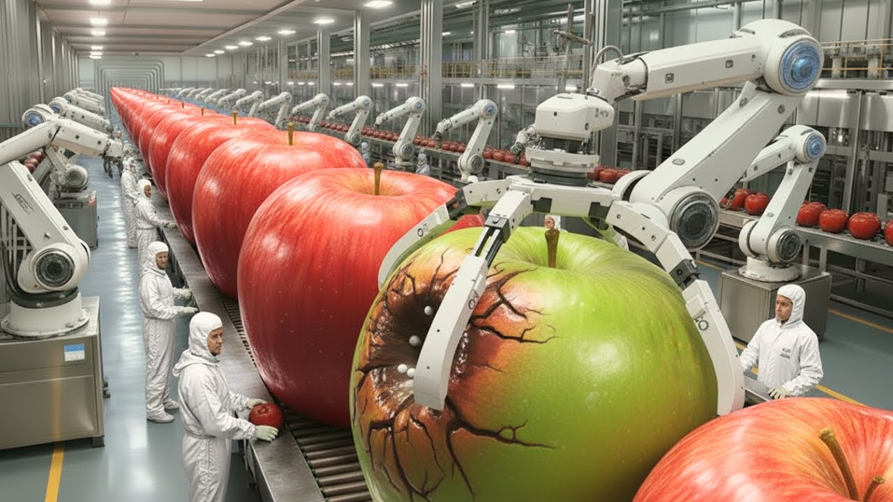 How This Line Turns Apples into Cider in Just 14 Minutes