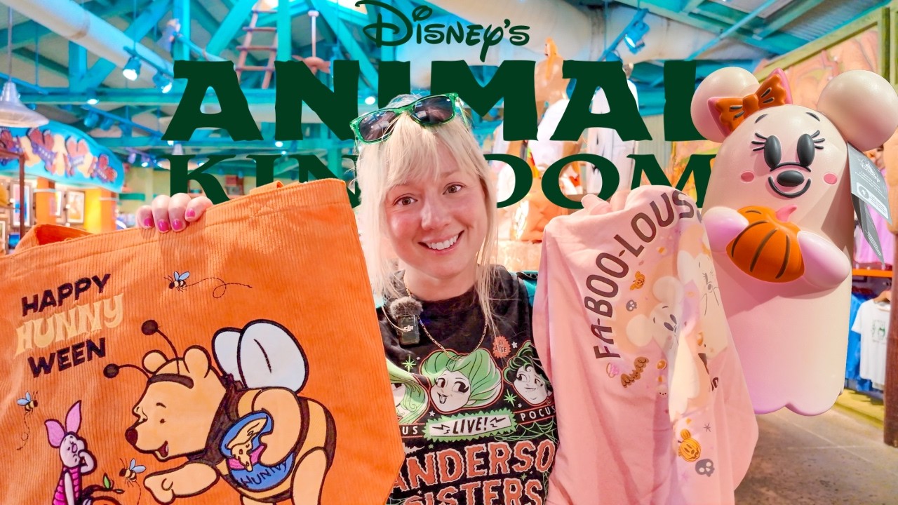 Disney's Animal Kingdom! NEW Pastel Pink Halloween, Dinosaur Closing Merch, Passholder Magnet & MORE