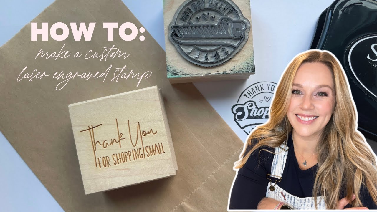 Make Custom Laser Engraved Stamps with Ease- beginner Lightburn tutorial for your CO2 Thunder Laser