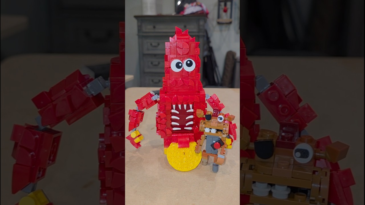 New Chum Chompkins and Giblet Lego from Poppy Playtime Chapter 5