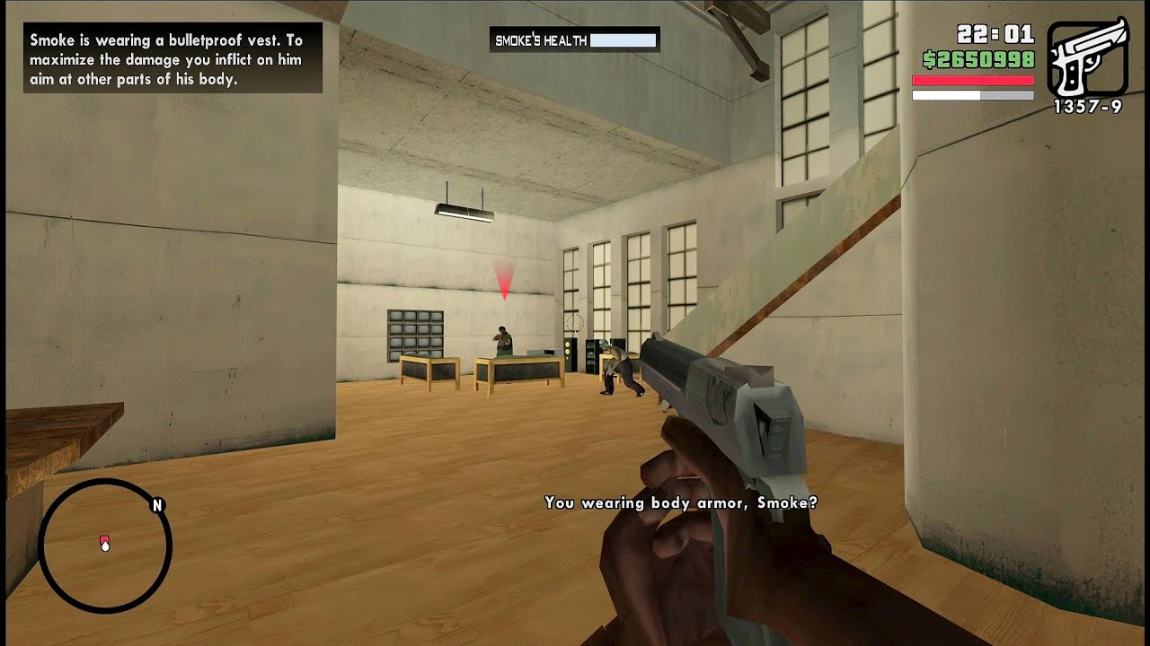 GTA San Andreas — Финальная миссия от первого лица
