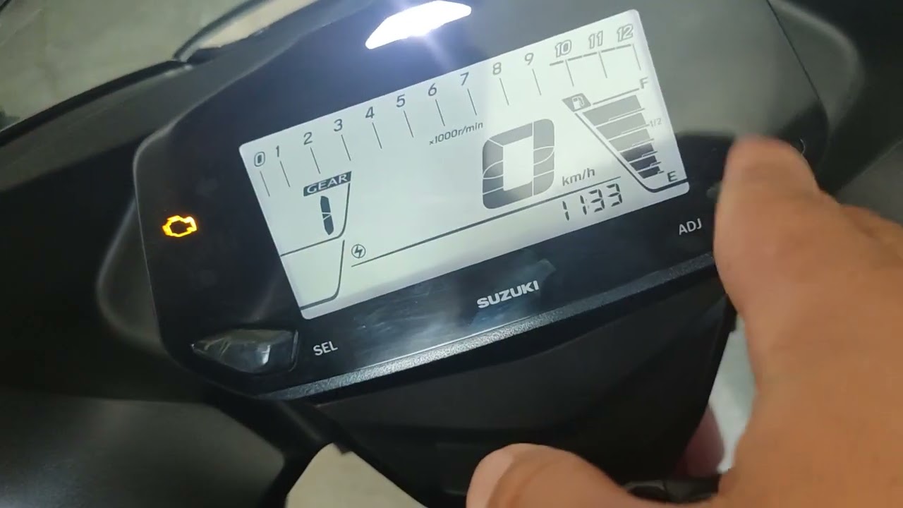 todo sobre el tablero de suzuki gixxer sf 2022 | todas las funciones