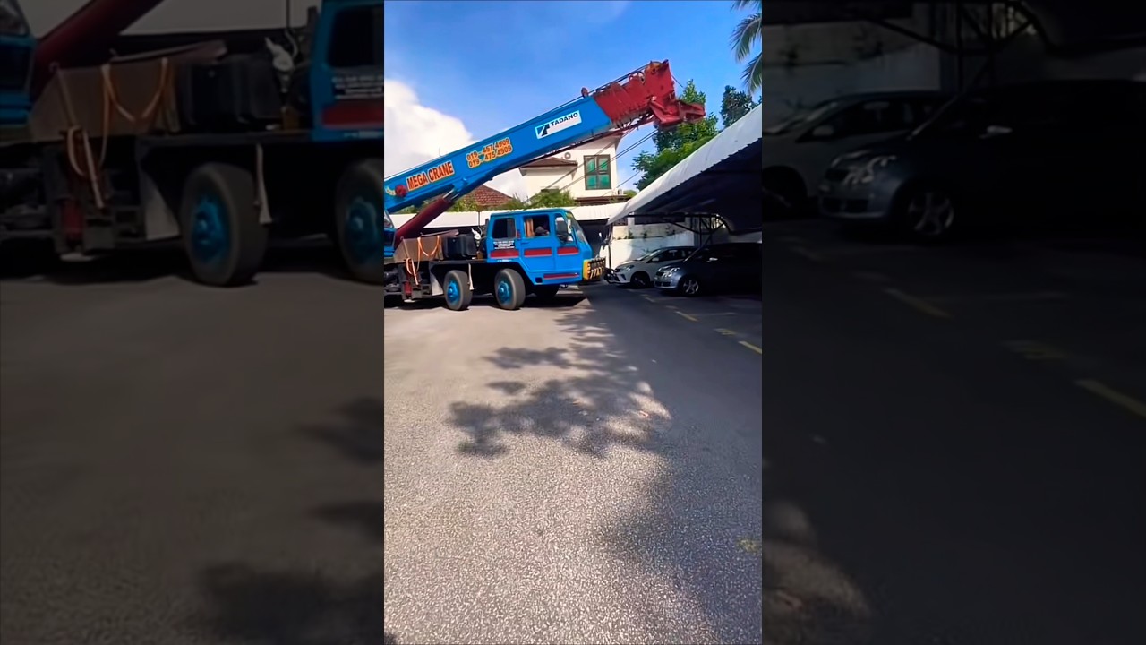 50 Ton Tadano Crane | Crane work | Crane Fly jib work #liebherr #foryou #cranetruck #sany #tadano