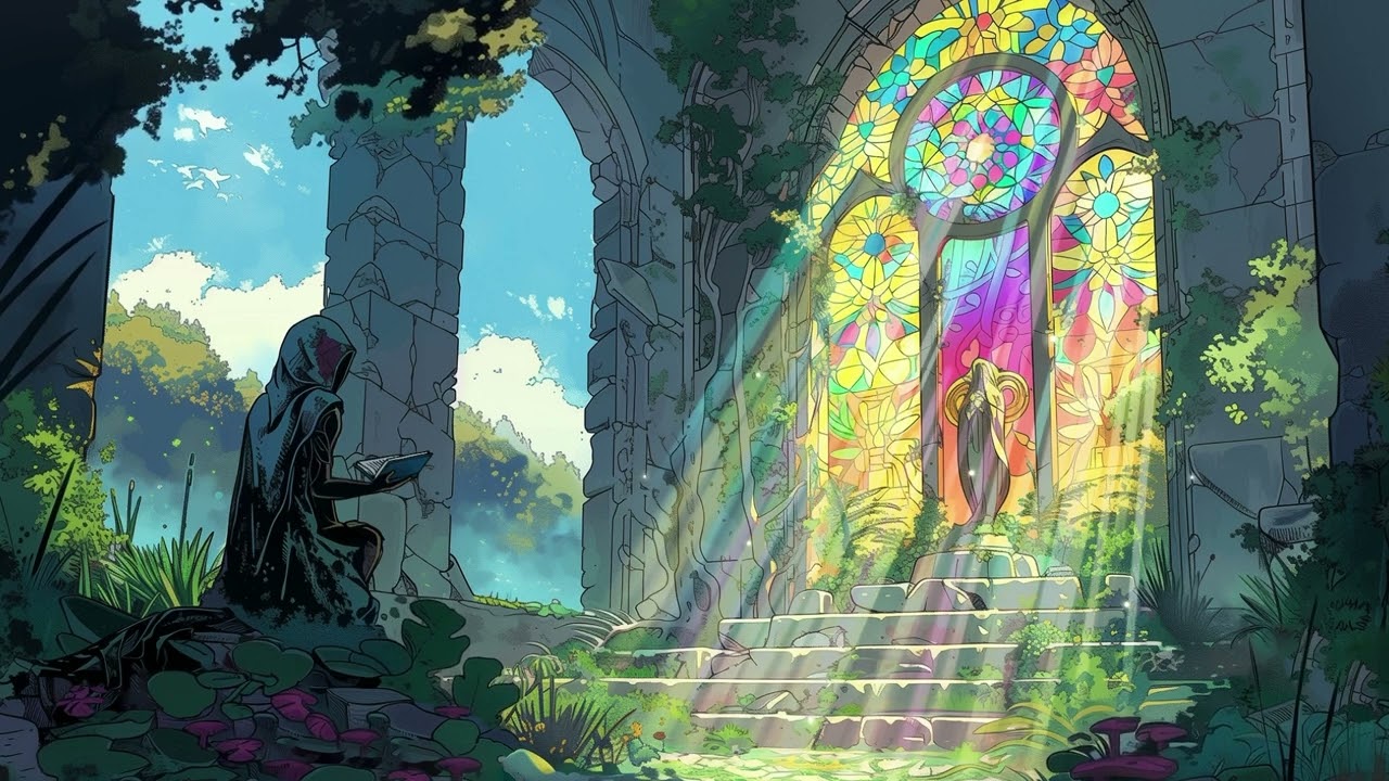 Lyrical fantasy music for Inspiration - Animated background