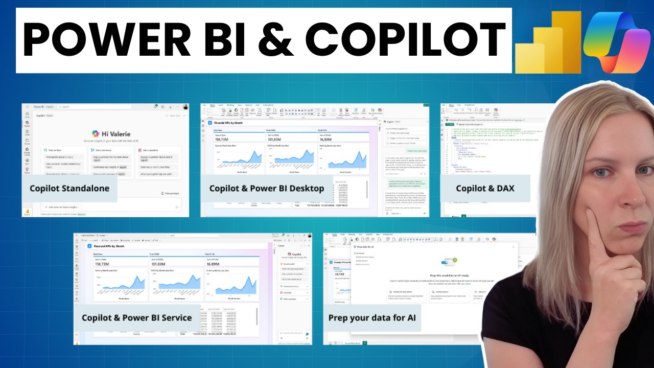 Power BI Copilot | Prep Data for AI, Create Reports & Ask Questions