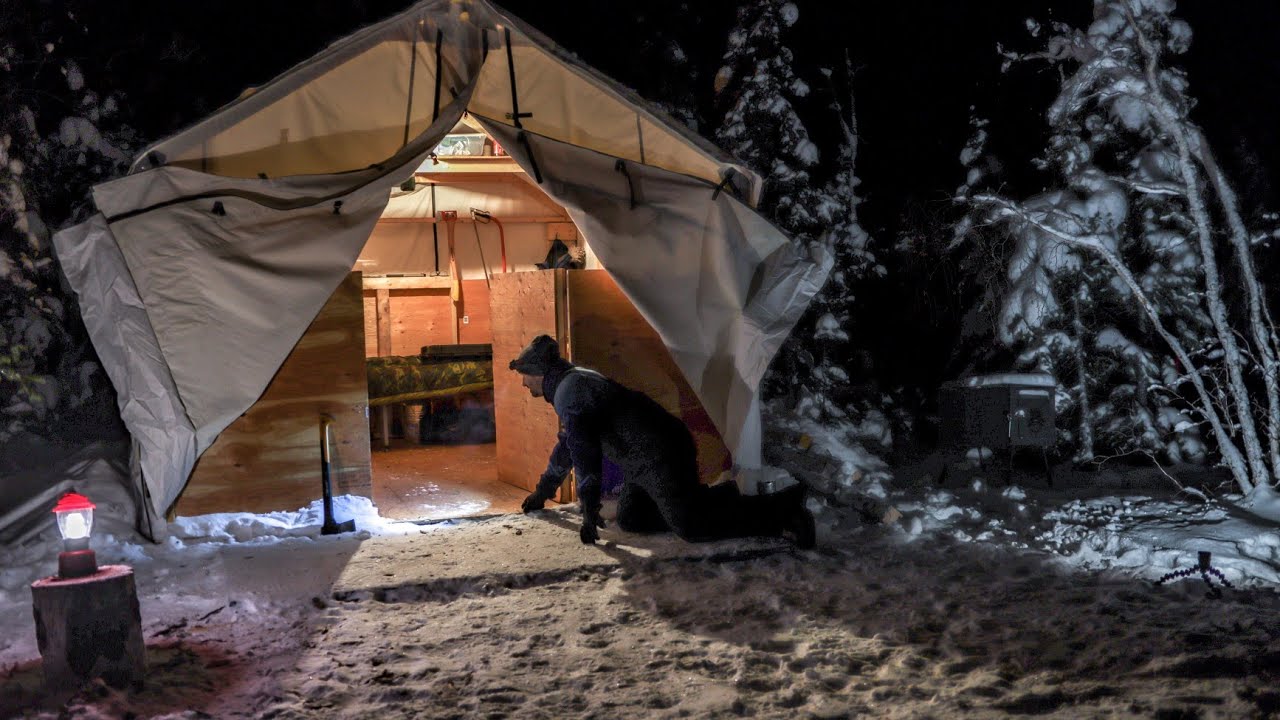 Cold Camp Critter Control | Wood Stove Steak Salad