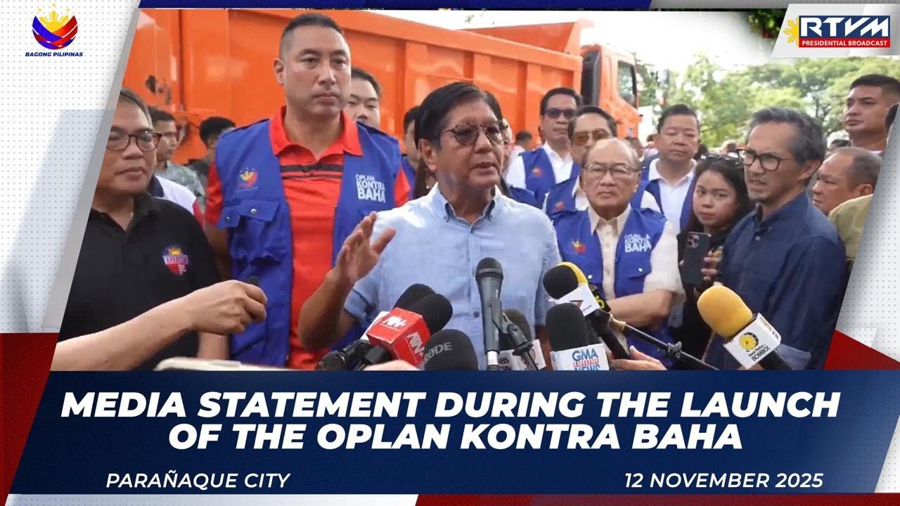 Launching of Oplan Kontra Baha. (Media Statement) 11/12/2025