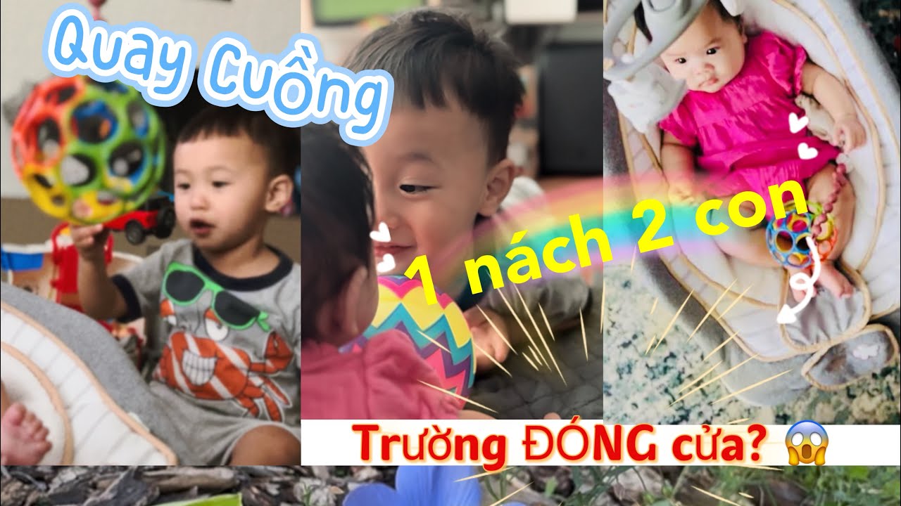 Ở Nhà Một Mình Với 2 Con Có Dễ?| Chuyện Nhà 4 Người - Cuocsongcanada