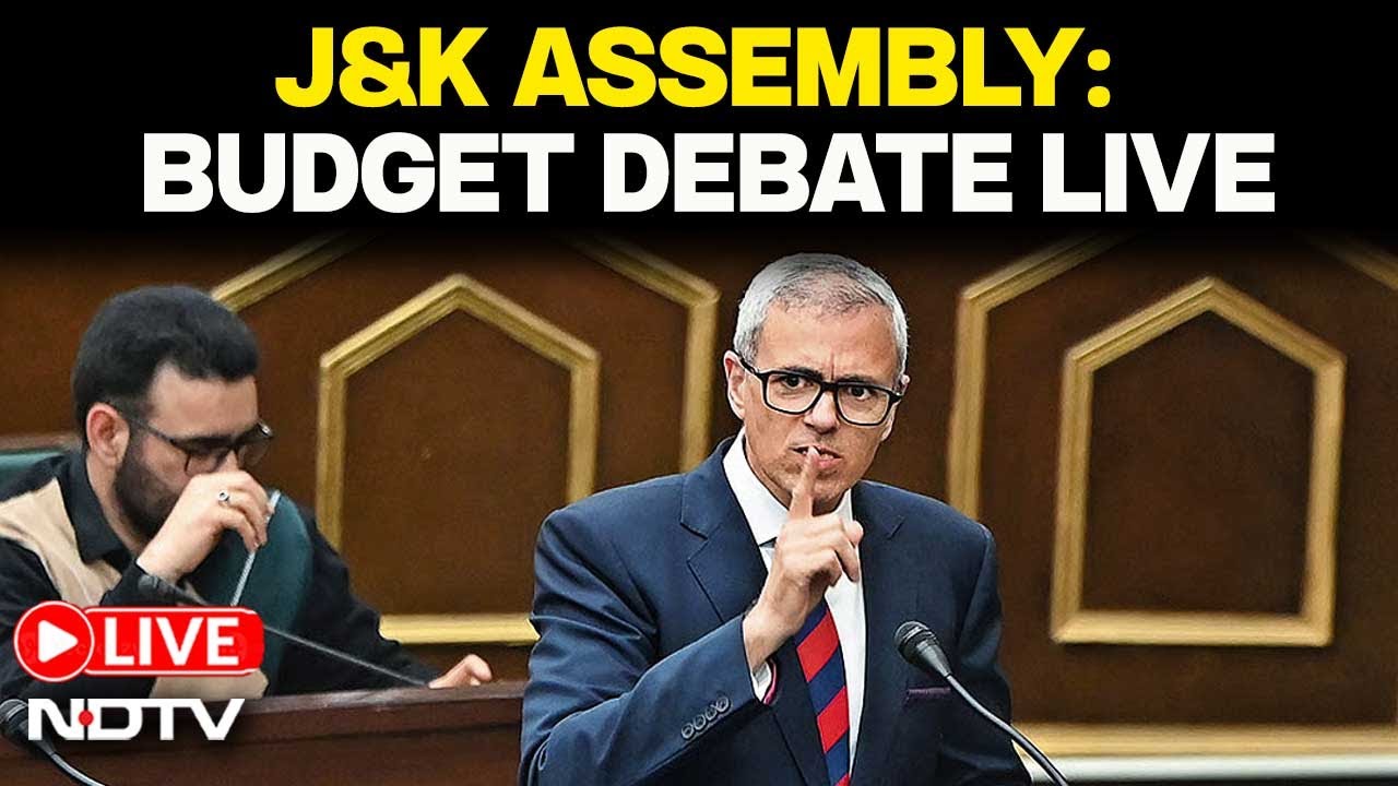 J&K Budget Session LIVE | Budget debate underway in the Assembly | Omar Abdullah